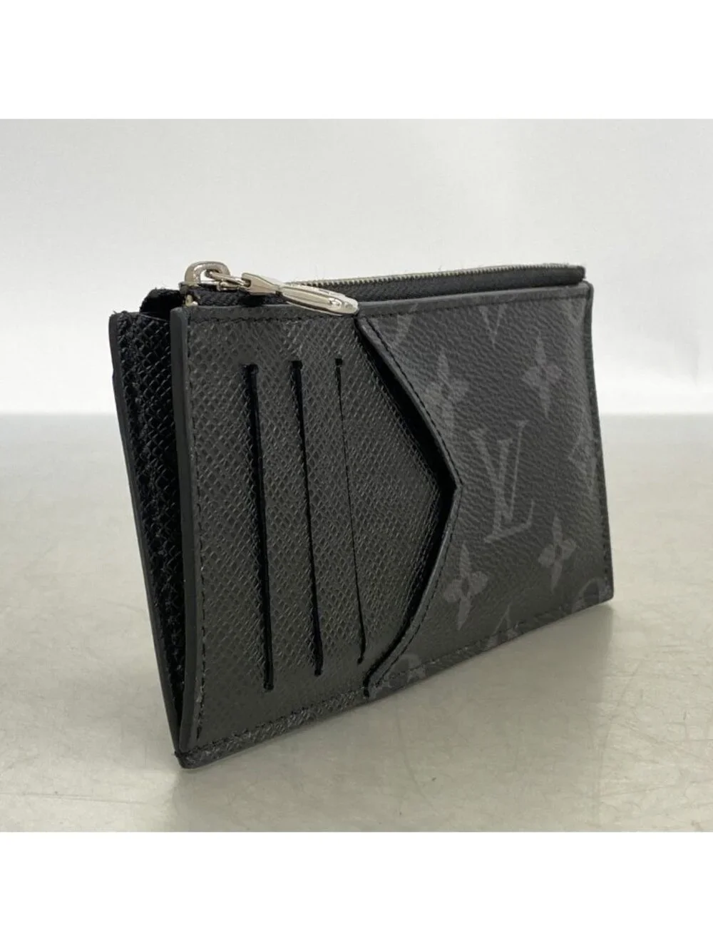 Louis Vuitton Coin Case Taigarama Card Holder Black